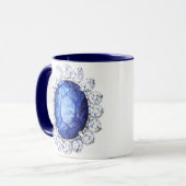 Tasse royale de saphir de PMACarlson (Devant gauche)