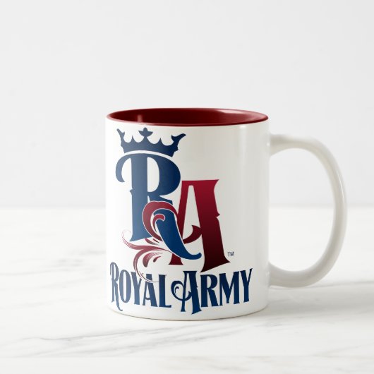 Tasse royale d'emblème d'armée (Droit)