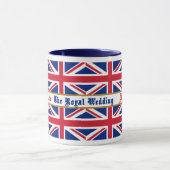 Tasse royale d'Union Jack de souvenir de mariage (Centre)