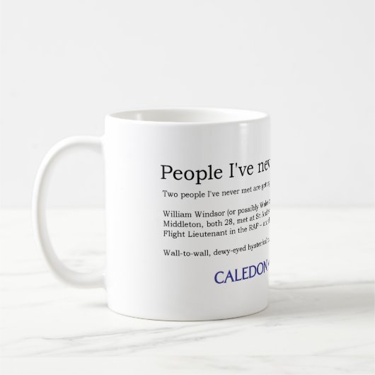 Tasse royale républicaine de mariage (Gauche)