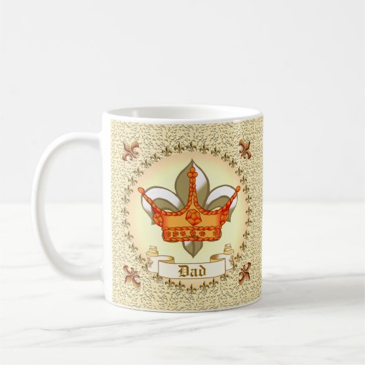 Tasse Royalty King Crown Papa (Gauche)