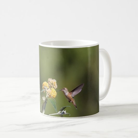 Tasse Rufous de colibri (Devant droit)