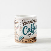 Tasse « Running on Caffeine » (Centre)