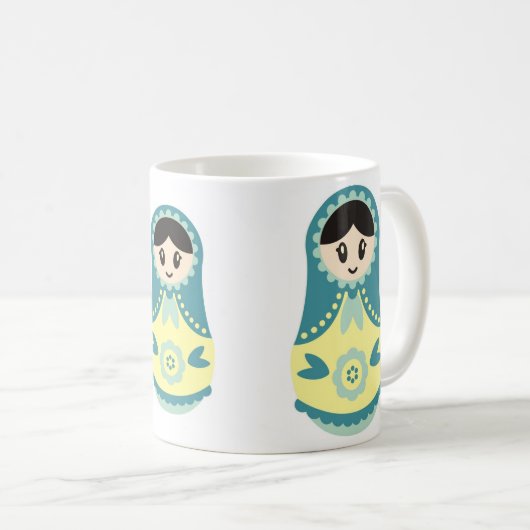 Tasse russe de poupée (Devant droit)