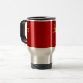 TASSE RUSSE DE VOYAGE DE DRAPEAU (Devant gauche)