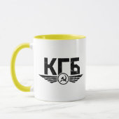Tasse russe d'emblème de KGB (Gauche)