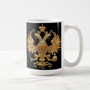 Tasse russe impériale OFFICIELLE de crête de