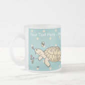 Tasse russe personnalisable de tortue (Gauche)