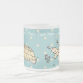 Tasse russe personnalisable de tortue (Centre)