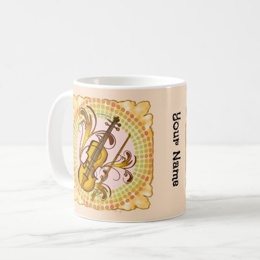 Tasse Rythme Violon (Devant gauche)