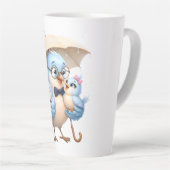 Tasse Safe Under My Umbrella Bird Latte (Angle droit)