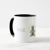 Tasse sage de mode (dédoublez le logo) (Devant gauche)