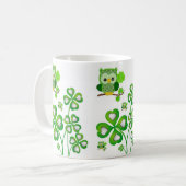 Tasse Saint-Patrick Chouette (Devant gauche)