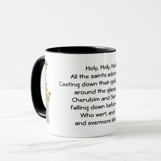 Tasse « Saint, Saint, Saint ! » (Devant gauche)