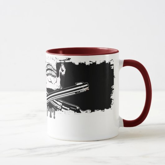 Tasse sale de sonnerie de frontière (Droite)