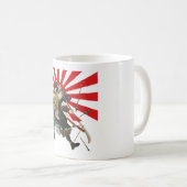 Tasse samouraï de drapeau (Devant droit)