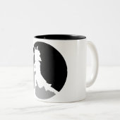 Tasse samouraï de silhouette de guerrier (Devant droit)