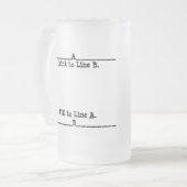 Tasse sans fond (Devant gauche)