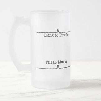 Tasse sans fond