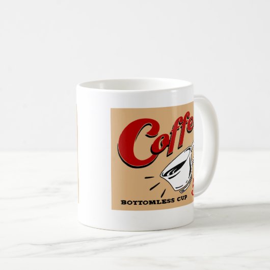 Tasse sans fond de café (Devant droit)