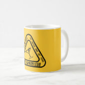 Tasse sans scrupule de logo de drapeau (Devant droit)