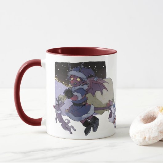 Tasse Santa Diable (Avec donut)
