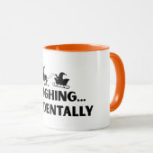 Tasse sarcasm drôle pour accidentellement maladroi (Devant droit)