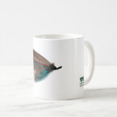 Tasse saumonée Brown ardente de mouche (Devant droit)