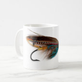 Tasse saumonée Brown ardente de mouche (Devant gauche)