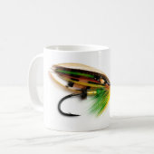 Tasse saumonée de mouche de montagnard vert (Devant gauche)