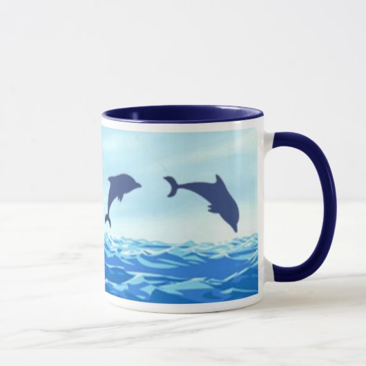Tasse sautante de dauphins (Droite)