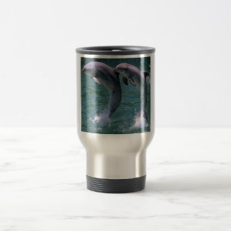 Tasse sautante de voyage de dauphins