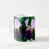Tasse sauvage de photo d'iris (Devant gauche)