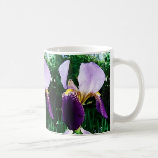 Tasse sauvage de photo d'iris (Droite)