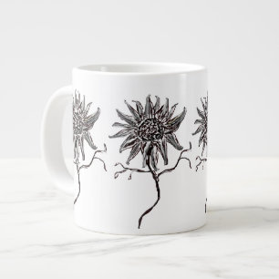 Tasse sauvage d'éléphant de tournesol