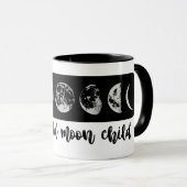 Tasse sauvage d'enfant de lune de séjour (Devant droit)