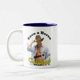 Tasse : Sauvez un tour de cheval un cowboy