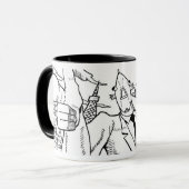 Tasse : Scène (Devant gauche)