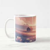 Tasse Scène de coucher de soleil rêveuse (Gauche)