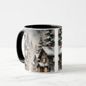 Tasse Scène hivernale enneigée (Devant gauche)