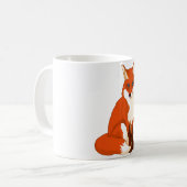 Tasse se reposante mignonne de Fox (Devant gauche)