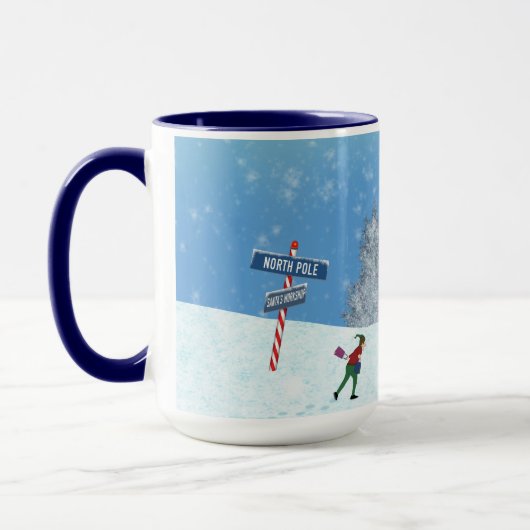 Tasse secrète de Pôle Nord de Père Noël (Gauche)