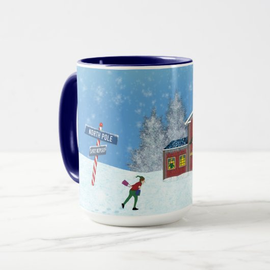 Tasse secrète de Pôle Nord de Père Noël (Devant gauche)