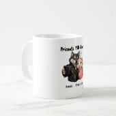 Tasse Selfie Loup & Mouton (Devant gauche)