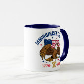 Tasse Semiquincentennale Aigle Américain (Devant droit)