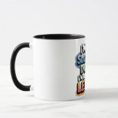 Tasse Senior Blagues JE NE RALENTIS PAS...... (Gauche)