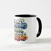 Tasse Senior Blagues JE NE RALENTIS PAS...... (Devant droit)