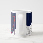 Tasse Séquence Fibonacci et la Grande Vague (Dos)