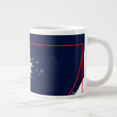 Tasse Séquence Fibonacci et la Grande Vague (Droite)