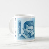 Tasse serbe de devise de Nikola Tesla (Devant gauche)